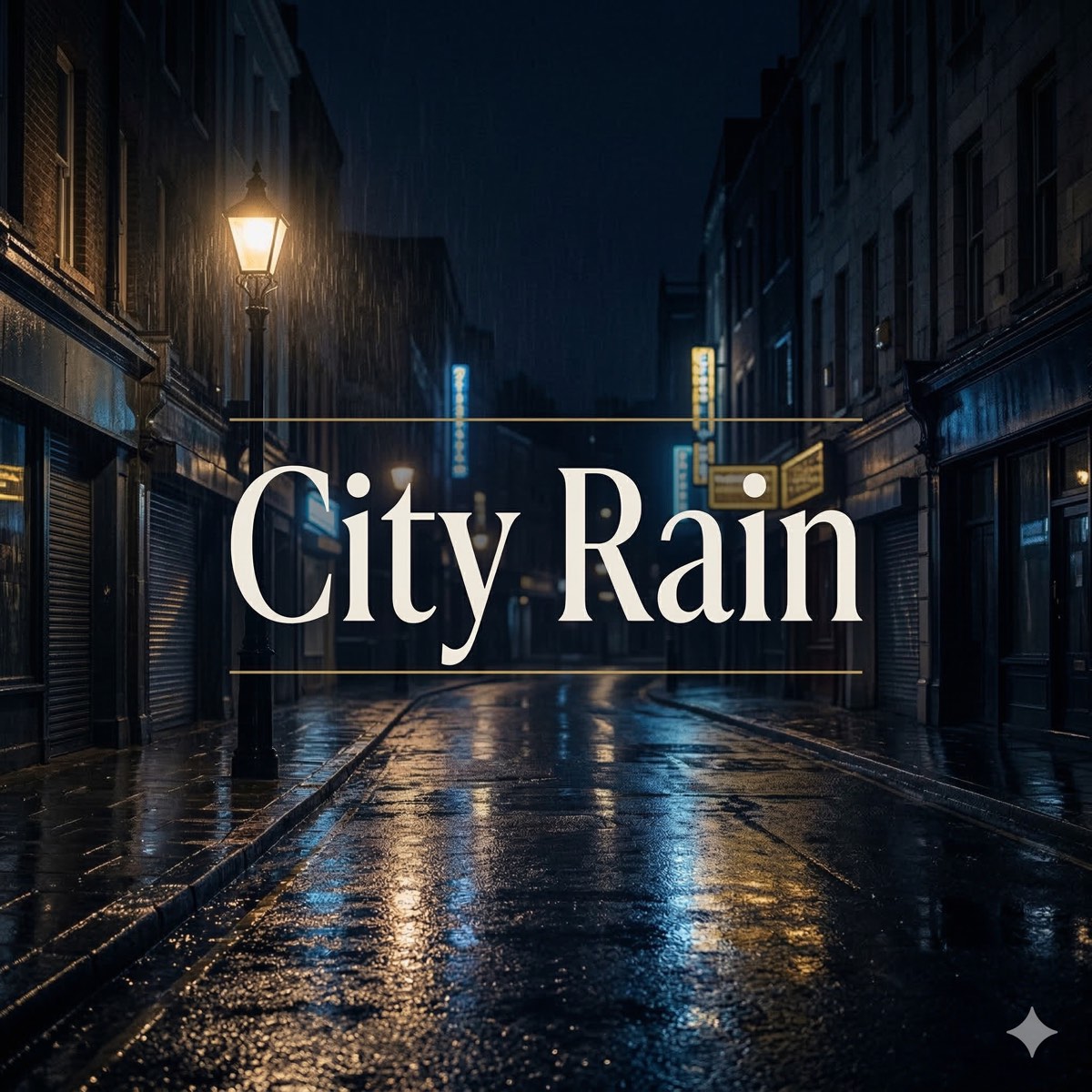 Regen in de stad